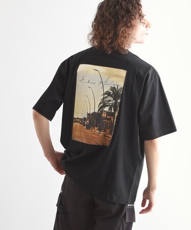 アンドリューマクリア バックプリントフォトTシャツ
