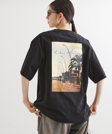 アンドリューマクリア バックプリントフォトTシャツ