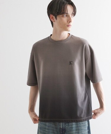 グラデーションダイ5分袖カットソー