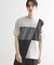 ブロック切替半袖Tシャツ