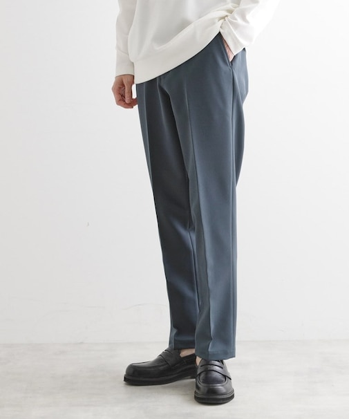 【セットアップ対応】360度ストレッチ スリムテーパードパンツ