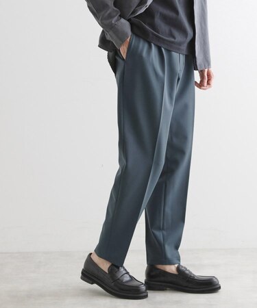 【セットアップ対応】360度ストレッチ ワイドテーパードパンツ