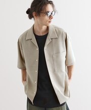 【セットアップ対応】テッククレープシャツ
