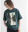 アーバングラフィックブラシ刺繍Tシャツ