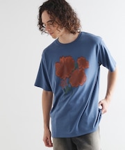 ボカシフラワーTシャツ
