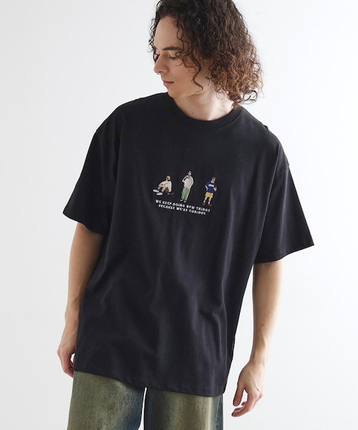 ピープル刺繍Tシャツ