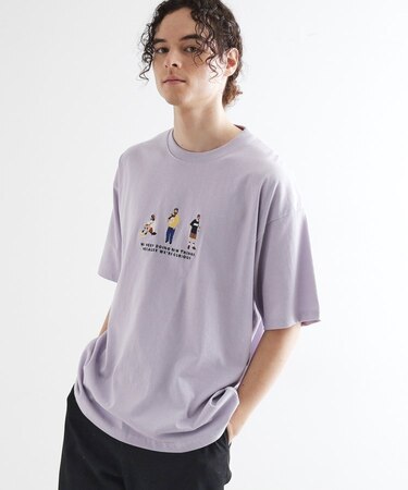 ピープル刺繍Tシャツ