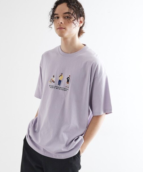 ピープル刺繍Tシャツ