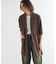 ショールロングコーディガン