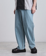 バギーデニムパンツ