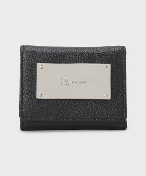 リアルレザー】プレート三つ折りウォレット｜ティーケータケオキクチの