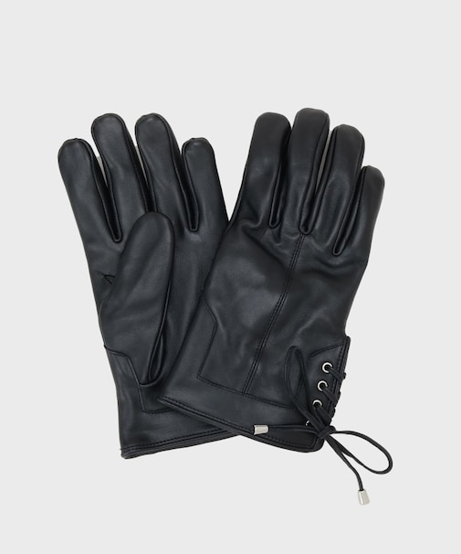 【本革／ギフトにおススメ】レースアップグローブ