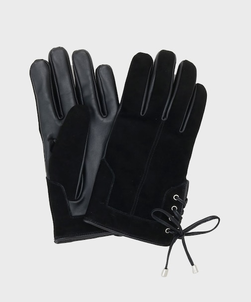 【本革／ギフトにおススメ】レースアップグローブ