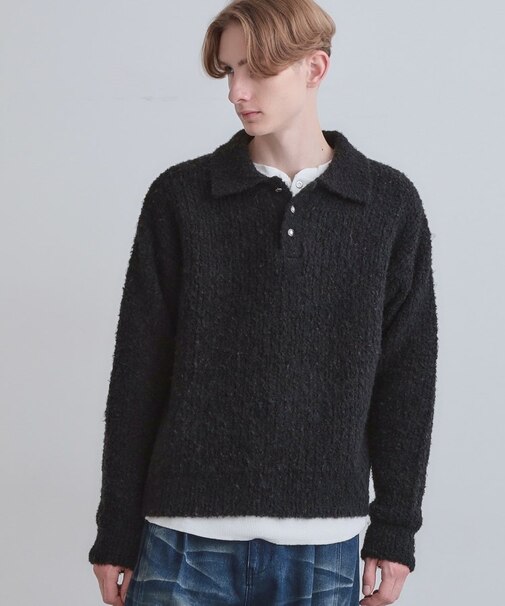 ブークレニットポロシャツ