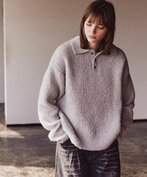 ブークレニットポロシャツ