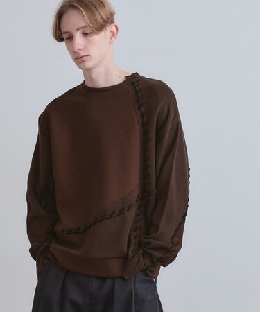 コードステッチダンボールカットソー