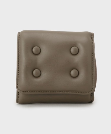 クッション三つ折り財布