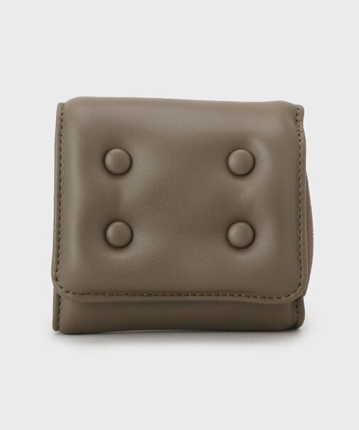 クッション三つ折り財布