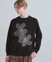 フラワーニットプルオーバー