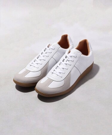 GERMAN TRAINER 別注レザースニーカー