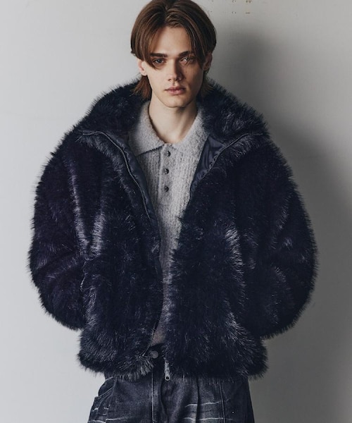 ミックスフェイクファーブルゾン｜ティーケータケオキクチの通販