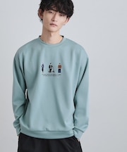 ピープル刺繍スウェット