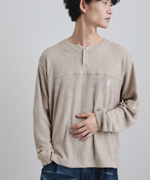 モールヘンリーネックカットソー