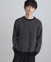 バーズアイモールニット