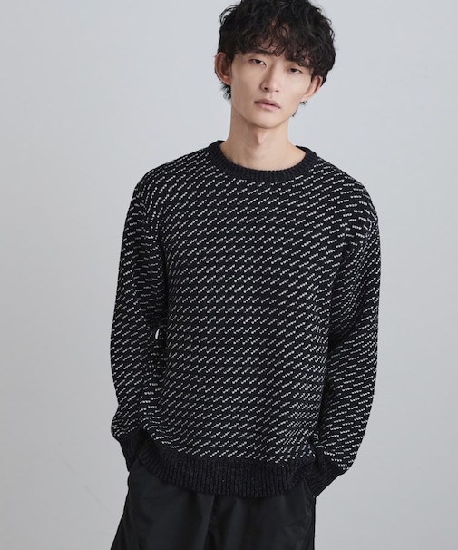 バーズアイモールニット