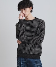 バーズアイモールニット