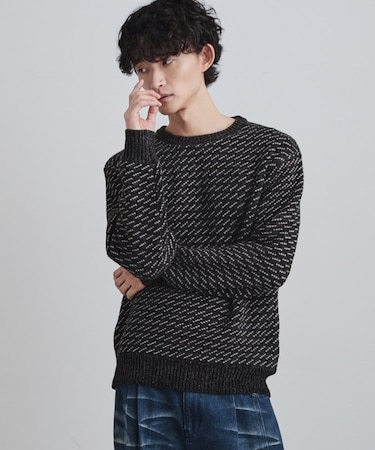 バーズアイモールニット