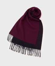 【カシミヤ100％】ピュアカシミヤリバーシブルマフラー