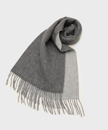 カシミヤ混マフラー