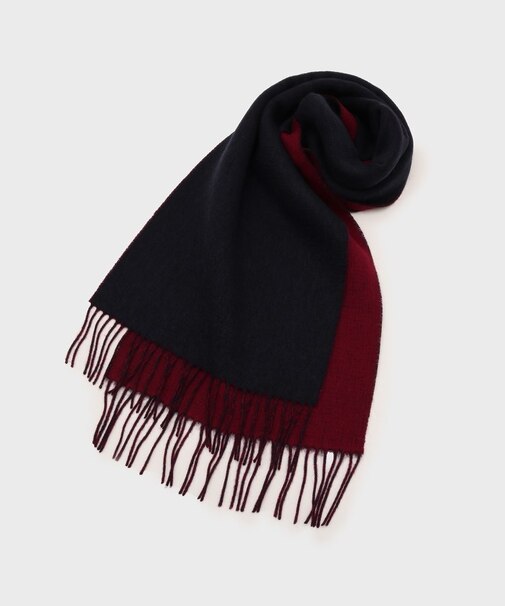 カシミヤ混マフラー