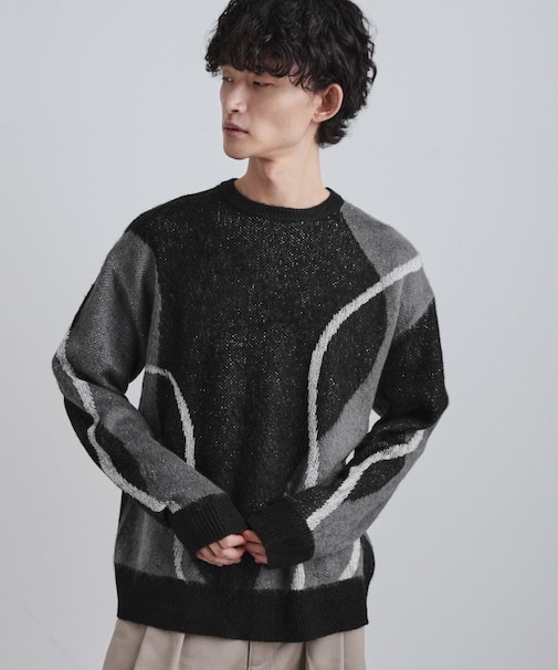 コンプリケートラインアートプルオーバー