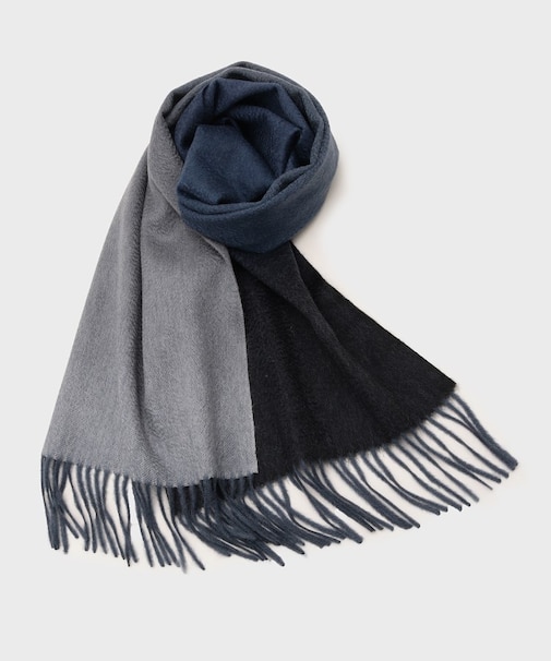 【カシミヤ】グラデーションマフラー