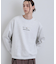 スリーアイテム刺繍スウェット