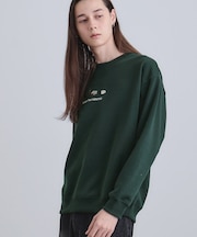 スリーアイテム刺繍スウェット