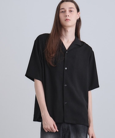 テッククレープ半袖シャツ