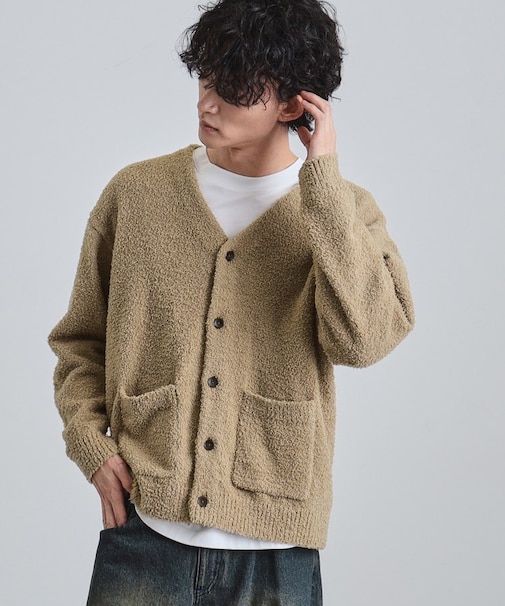 モールニット カーディガン