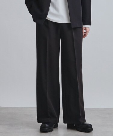 【セットアップ対応】360度ストレッチ ワイドストレートパンツ