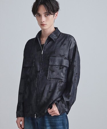 シャンブレーシャツアウター