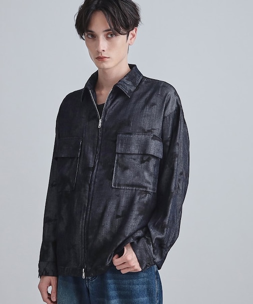 シャンブレーシャツアウター