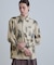 スモークブラープリントシャツ