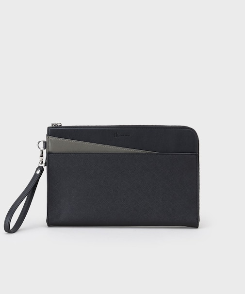 切替ZIPクラッチバッグ