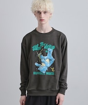 ポップ刺繍スウェット