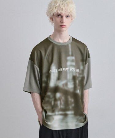 昇華転写ポンチカットソー