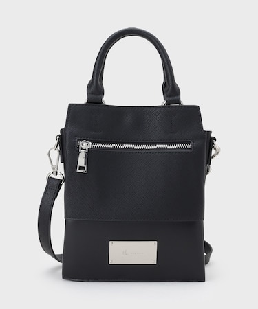 ツートンミニZIPショルダーバッグ