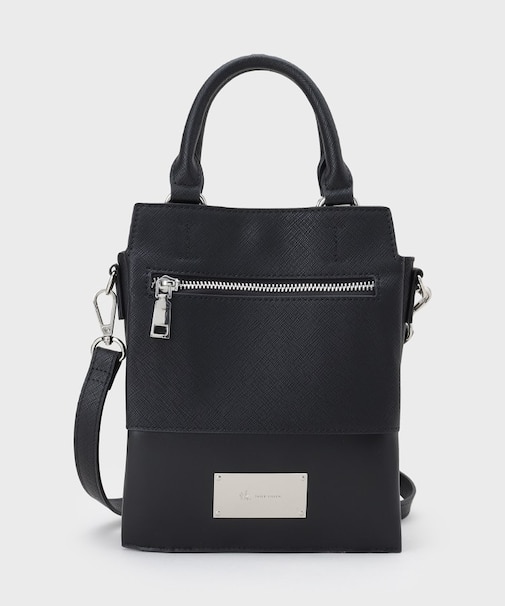 ツートンミニZIPショルダーバッグ