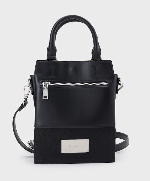 ツートンミニZIPショルダーバッグ